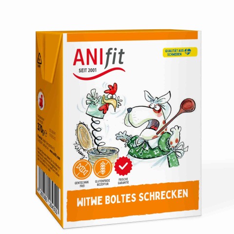 Dog Accessories Wet pet food Widow Bolte's Scare 370g 6 Piece -1- Anifit